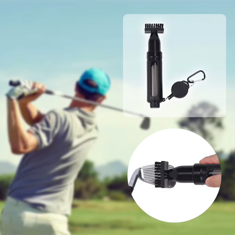 Golf Club Cleaner Brush Golf Cleaning Brush Leak Proof Golf Club Groove Cleaner