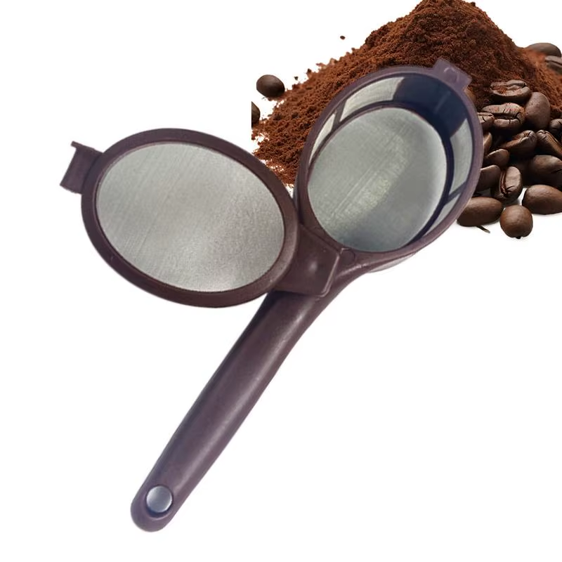 Coffee Powder Filter Spoon Household Tea Strainer Infuser Portable Fine Mesh Fil