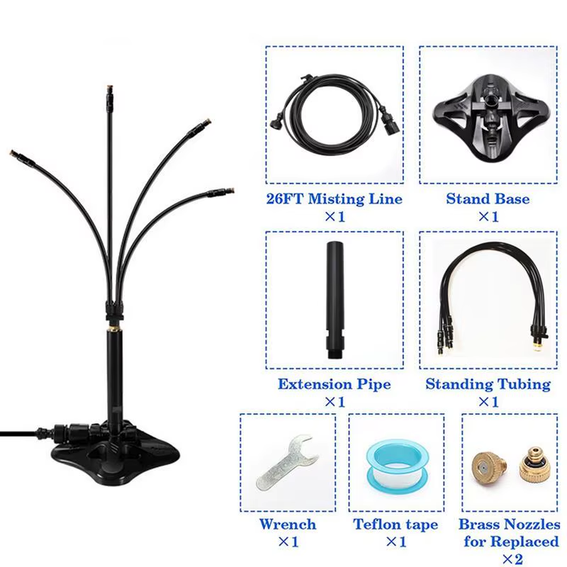 Water Misters for Cooling Outdoor Adjustable Mister for Cooling Portable Hot Wea