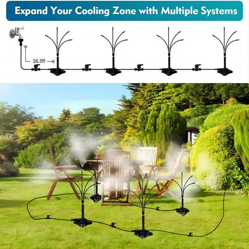 Water Misters for Cooling Outdoor Adjustable Mister for Cooling Portable Hot Wea