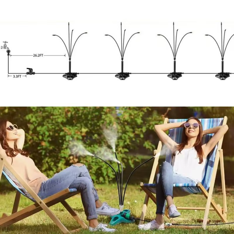 Water Misters for Cooling Outdoor Adjustable Mister for Cooling Portable Hot Wea