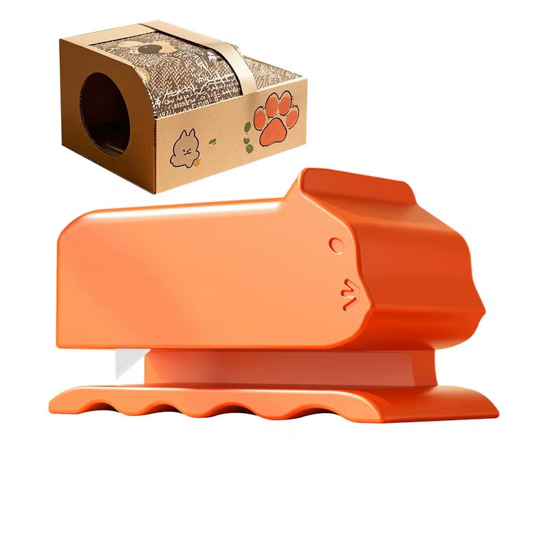 Cardboard Strip Cutter Kitten Shaped Cutting Gadget Lightweight Cardboard Cutter