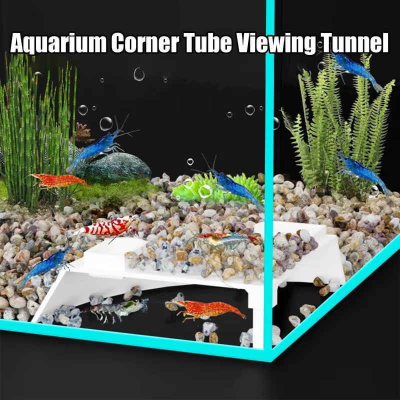 Aquarium Hide Aquarium Fish Shelter Spacious Removable Corner Underground Cave f