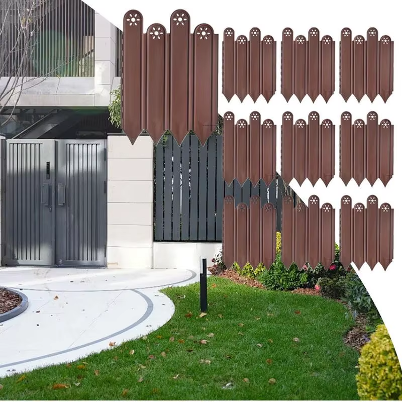 Garden Edging Border 10 Pack Flower Bed Edging Borders Decorative Garden Fencing