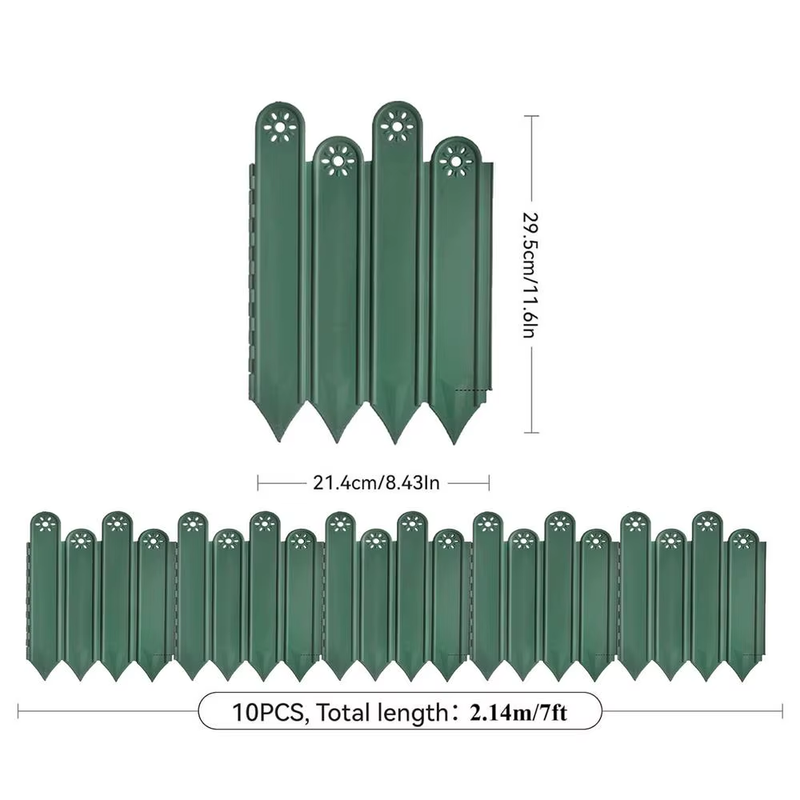 Garden Edging Border 10 Pack Flower Bed Edging Borders Decorative Garden Fencing