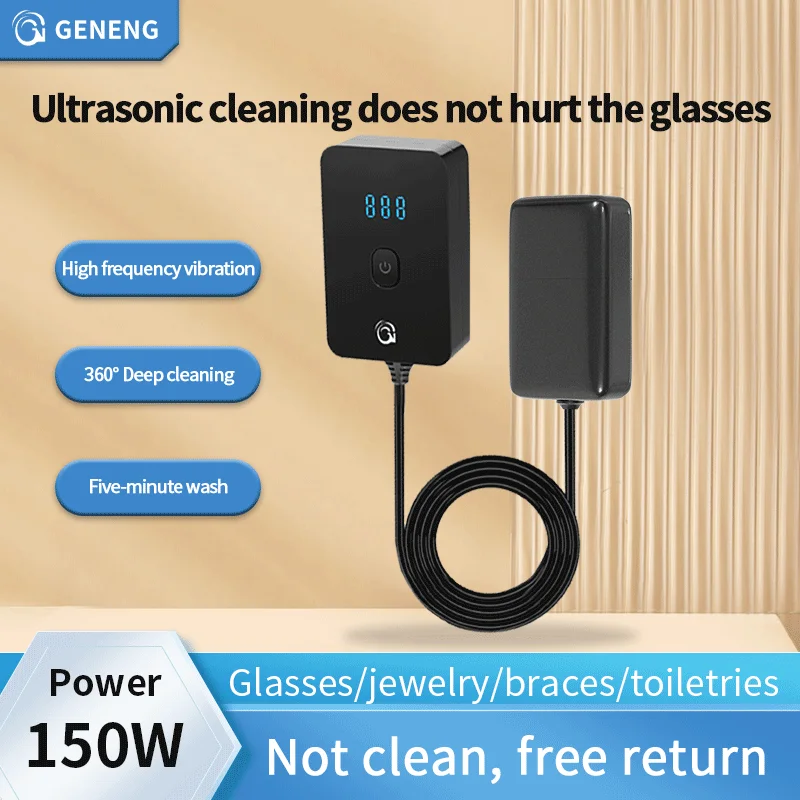 -Portable Ultrasonic Cleaner,Fruit Vegetable Ultrasound Cleaning, Jewelry Glasse