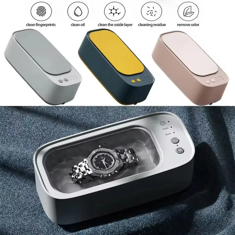 Ultrasonic High-Frequency Vibration Cleaners 3 Gear 360 Degree Cleaning Machine
