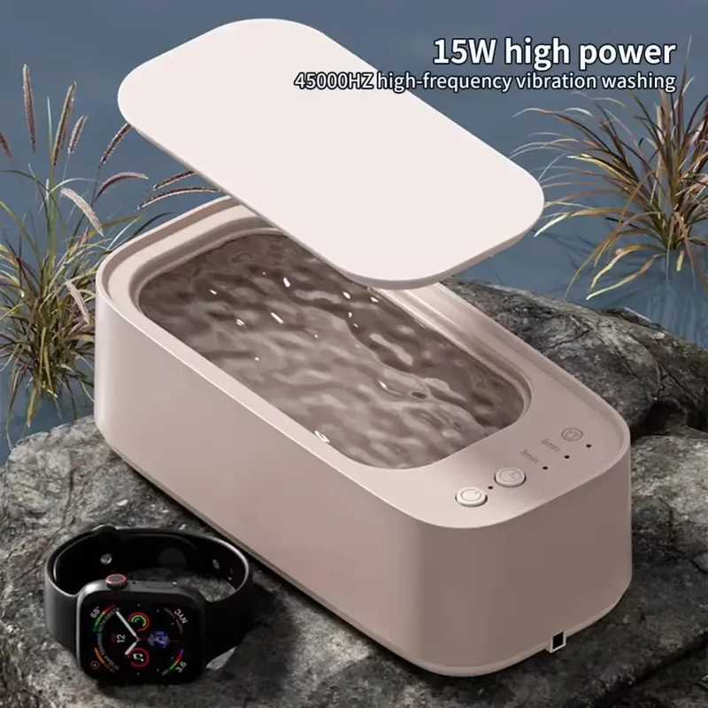 Ultrasonic High-Frequency Vibration Cleaners 3 Gear 360 Degree Cleaning Machine