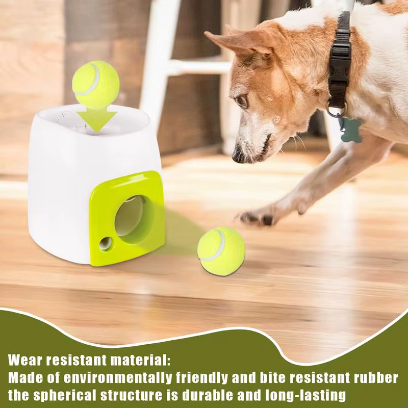 Automatic Dog Ball Launch Ball Thrower for Small Dogs Interactive Toys Training