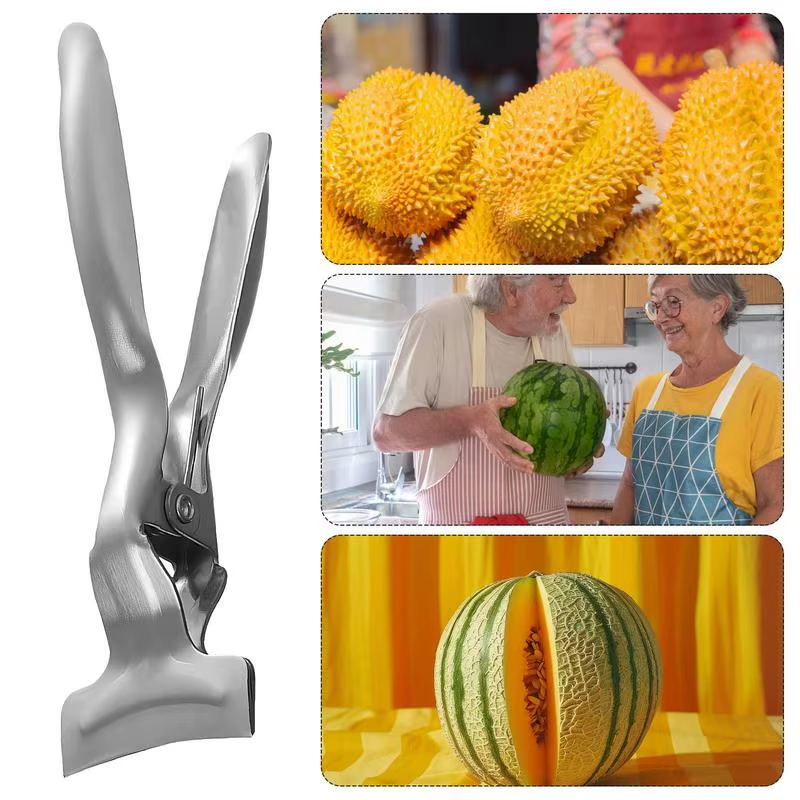 Watermelon Opener Stainless Steel Durian Peel Breaking Tool Multifunctional Cutt
