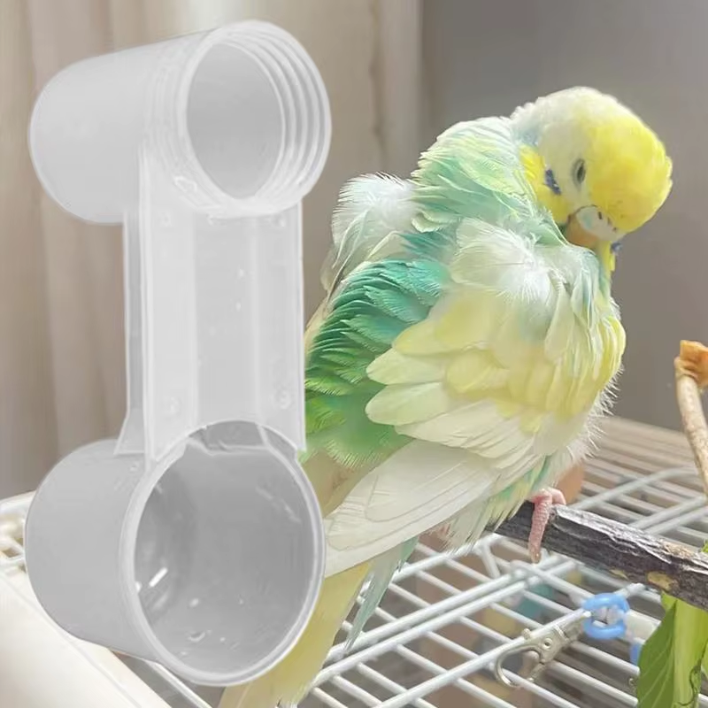 Poultry Cage Cup Supplies Water-Saving Bird Drinker Feeder Cup Safe Splash-Proof