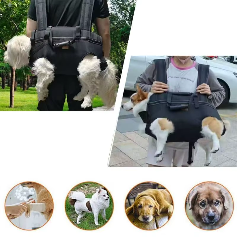 Dog Lift Harness Adjustable Portable Horizontal Large Dog Harness Wearable Multi