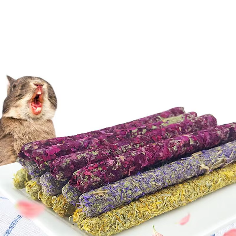 Bunny Chew Sticks Small Animal Chew Toys Healthy Interactive Treats Teeth Grindi