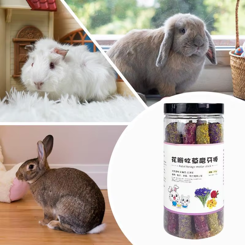 Bunny Chew Sticks Small Animal Chew Toys Healthy Interactive Treats Teeth Grindi