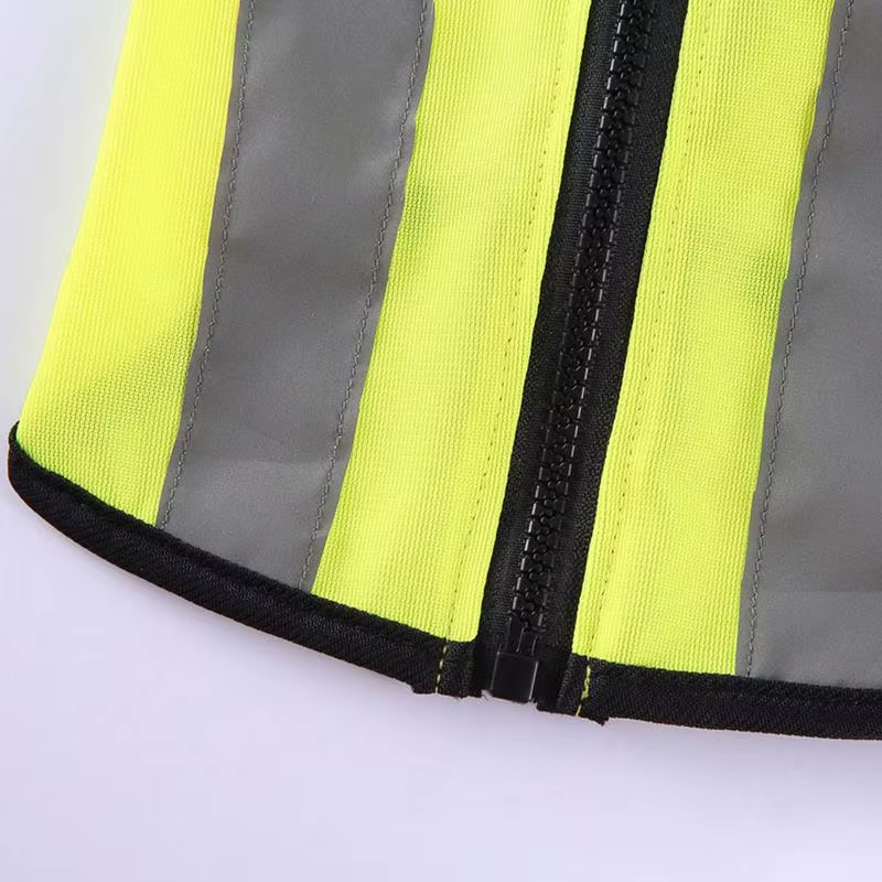 Hunting Dog Vest Fluorescent Dog Vest High Visibility Puppy Jacket with Zipper T