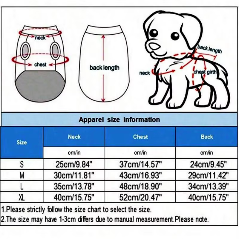 Hunting Dog Vest Fluorescent Dog Vest High Visibility Puppy Jacket with Zipper T