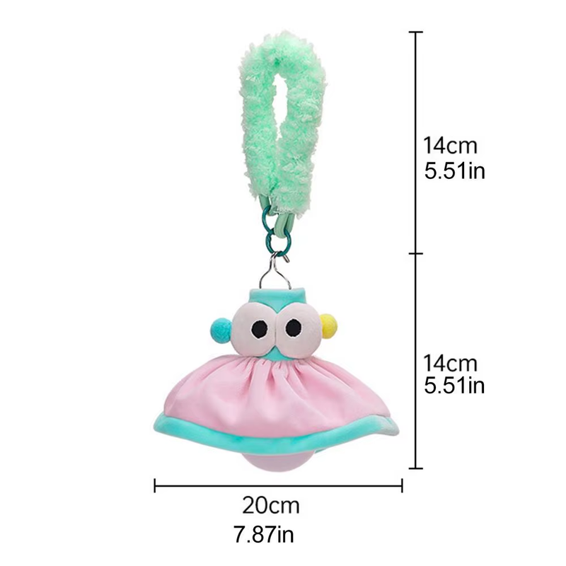 Parrot Light Bird Cage Decoration Dimmable Plush Parrot-Shaped Bulb for Terrariu