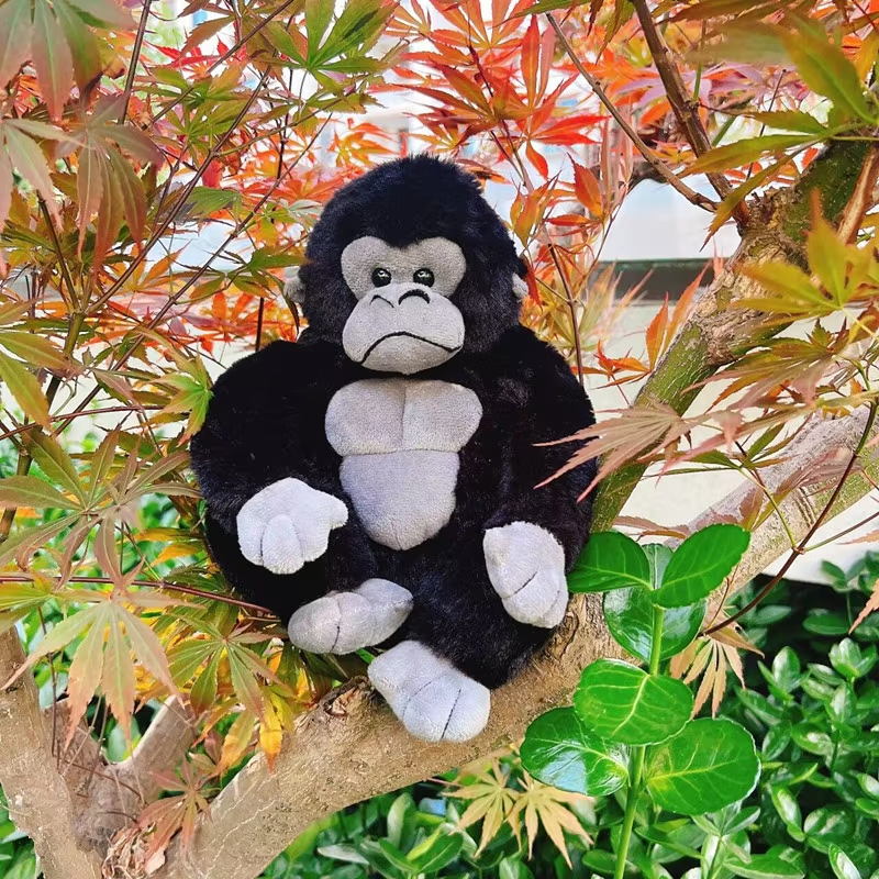Cartoon Gorilla Plush Toy Chimpanzees Monkey Soft Stuffed Doll Room Decor Birthd