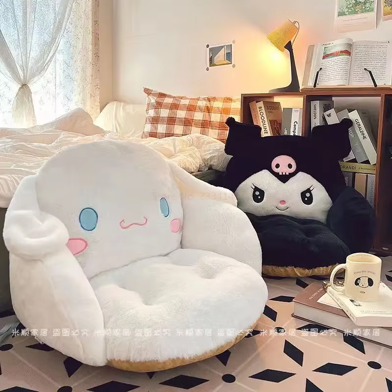 Cinnamoroll Big Size Cute Plush Half Surrounded Black Kuromi Cushion Backrest Do