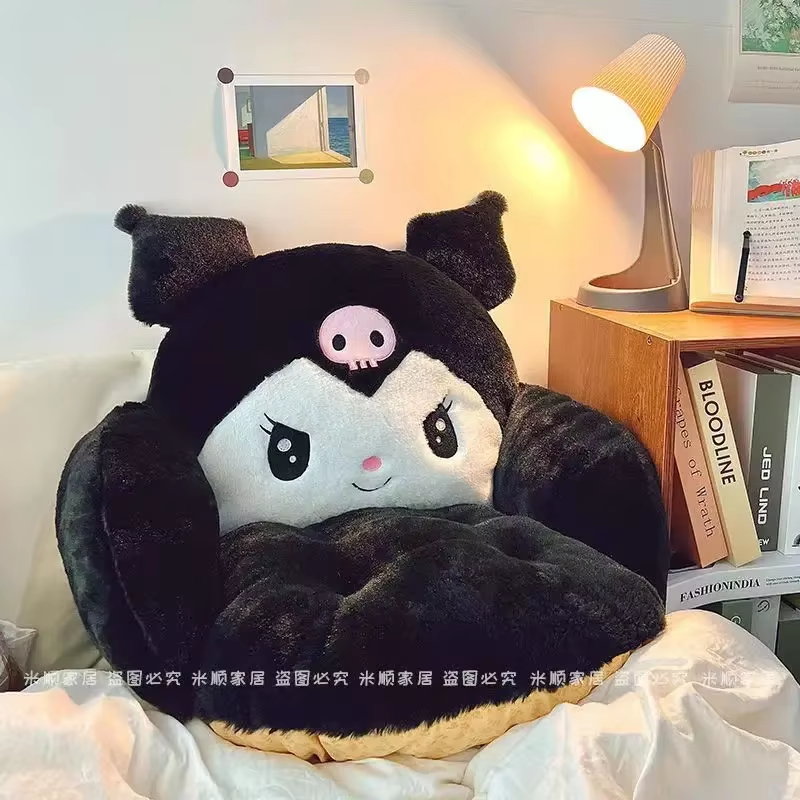 Cinnamoroll Big Size Cute Plush Half Surrounded Black Kuromi Cushion Backrest Do