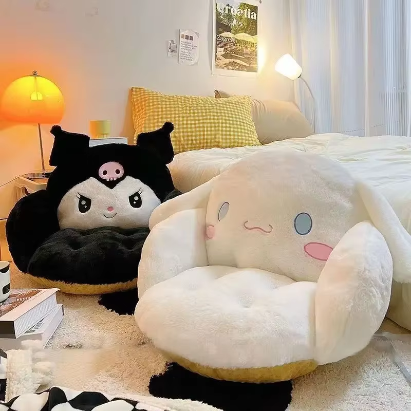 Cinnamoroll Big Size Cute Plush Half Surrounded Black Kuromi Cushion Backrest Do