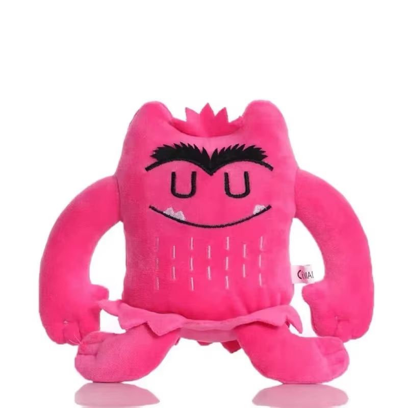 6Pcs/Set 6 Colors Kawaii the Color Monster Plush Doll Children Monster Color Emo