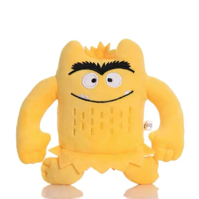 6Pcs/Set 6 Colors Kawaii the Color Monster Plush Doll Children Monster Color Emo