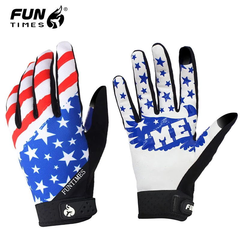 2024 FUNTIMES New Four Seasons Full Finger Outdoor Bicycle Motorcycle Riding Glo