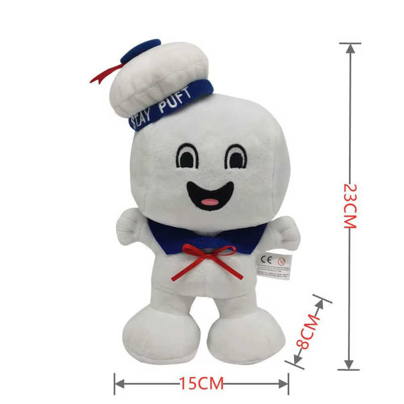 20Cm Green Ghostbusters Plush Toy Cute Ghost Soft Stuffed Plushie Cartoon Ghostb