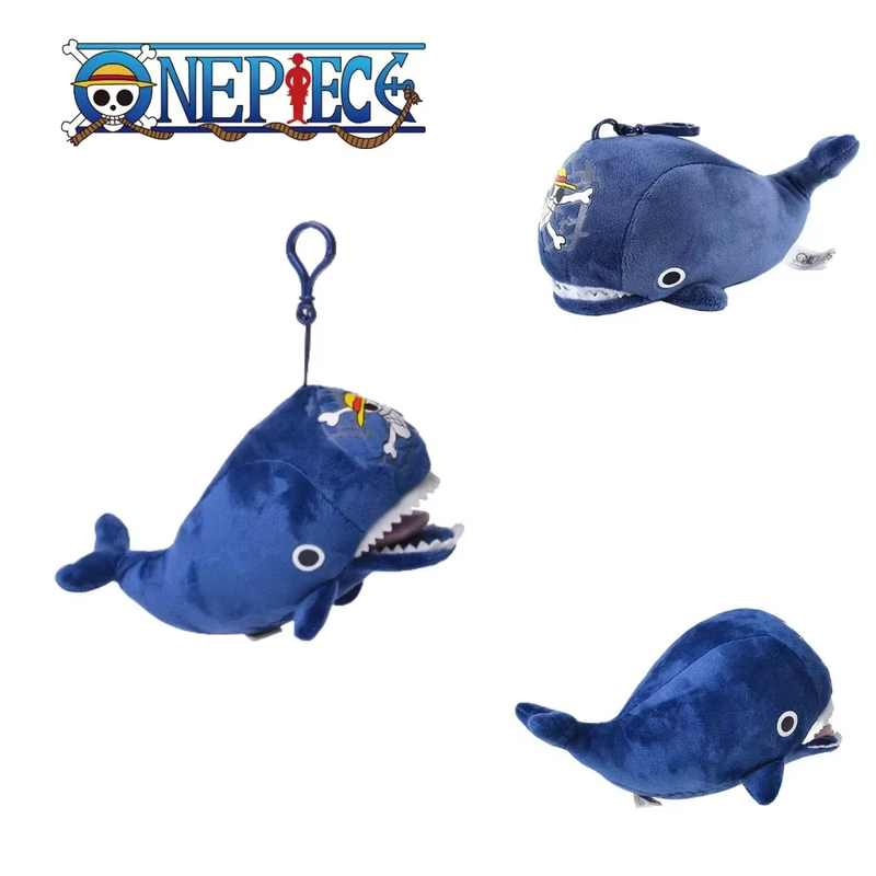 One Piece Laboon Plush Toy Pendant Raab Anime Whale Marine Animal Soft Stuffed D