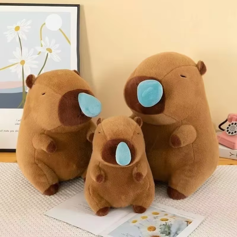 4Pcs Big Snot Bubble Kapibala Stretch Snot Capybara Capybara Doll Cute Doll Plus