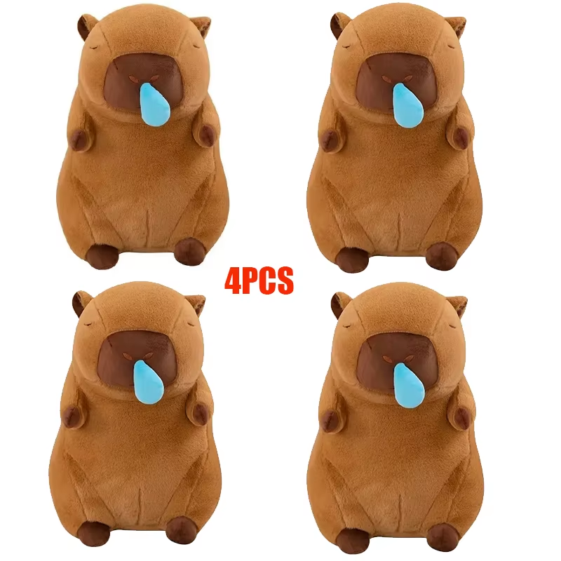 4Pcs Big Snot Bubble Kapibala Stretch Snot Capybara Capybara Doll Cute Doll Plus