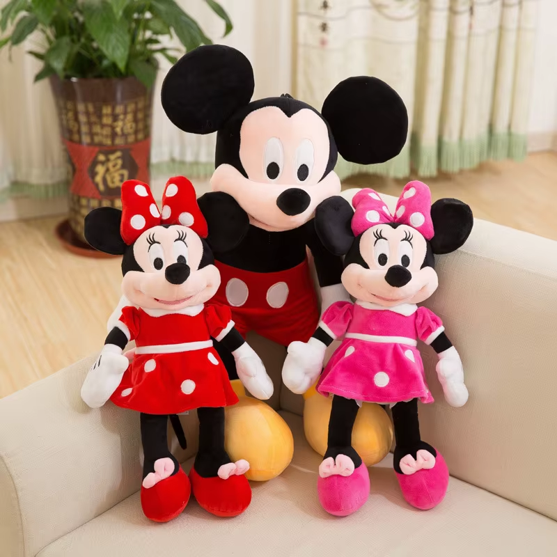 35-100Cm Big Size Kawaii Stuffed Mickey&Minnie Mouse Plush Toy Soft Pillow Goofy