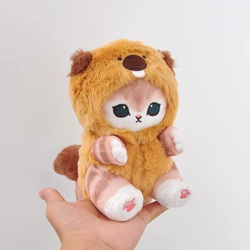 Original Mofusand Long Tail Animals Series 10/20Cm Plush Doll Cute Shark Cat Sof