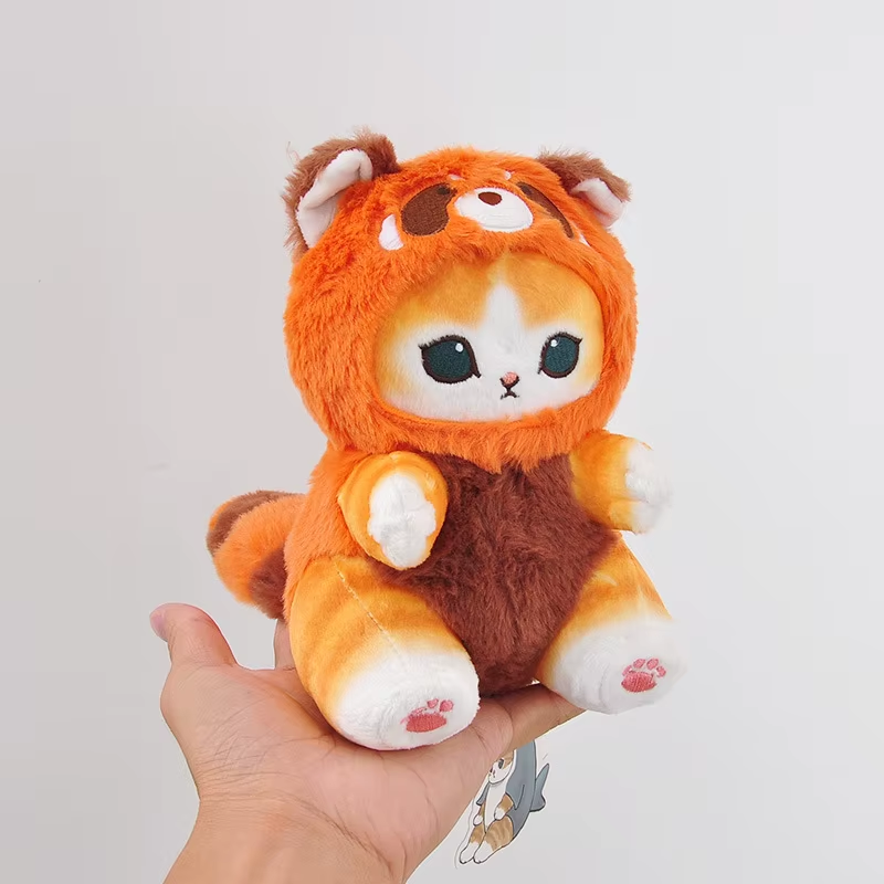 Original Mofusand Long Tail Animals Series 10/20Cm Plush Doll Cute Shark Cat Sof