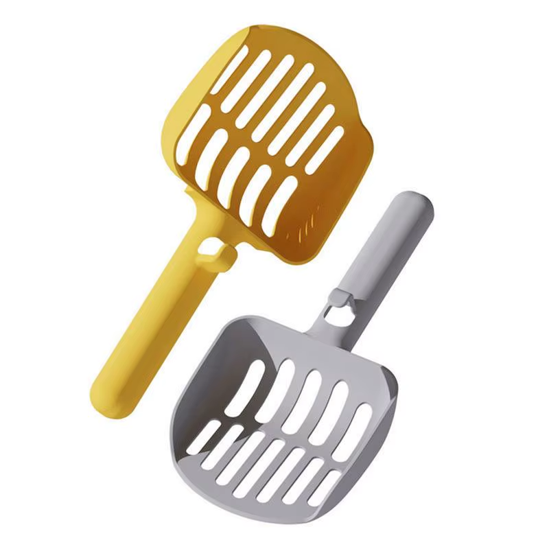 Cat Litter Scoop Ergonomic Handle Non-Stick Litter Box Scoop Fashionable Design