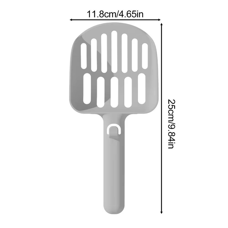 Cat Litter Scoop Ergonomic Handle Non-Stick Litter Box Scoop Fashionable Design
