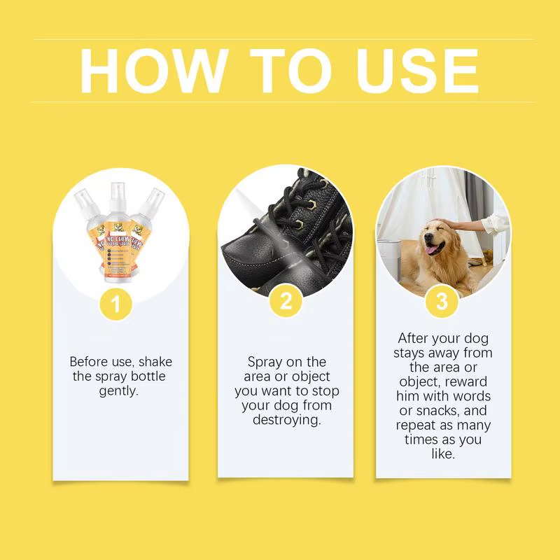 Anti Chew Spray for Dogs Dog Bitter Training Aid Spray Bitter Ingredients Pet Tr