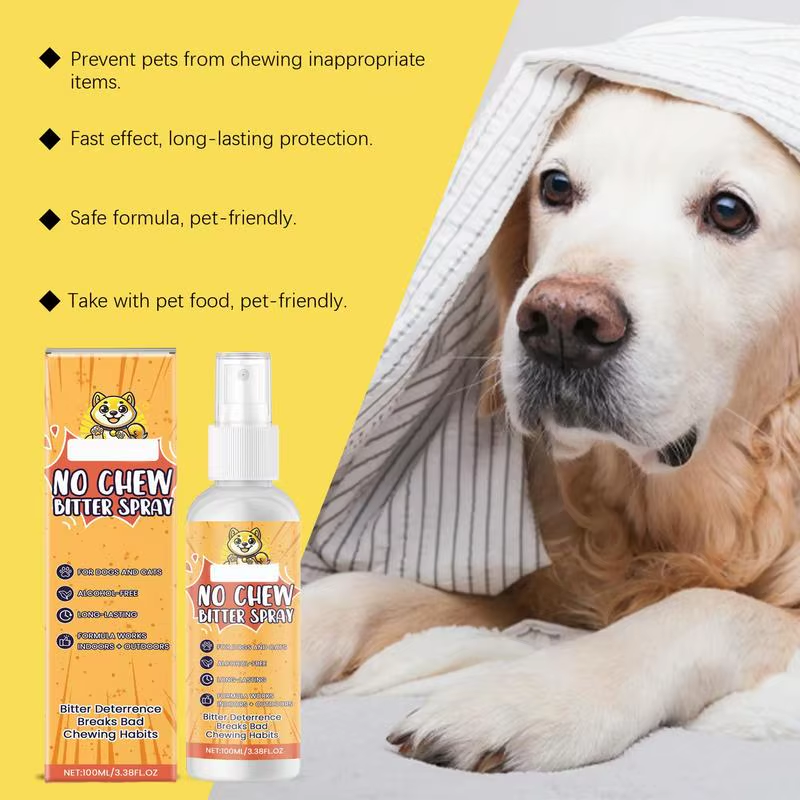 Anti Chew Spray for Dogs Dog Bitter Training Aid Spray Bitter Ingredients Pet Tr