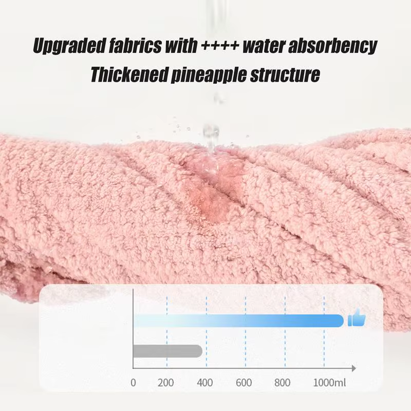 Dog Robe Coral Fleece Quick-Dry Dog Bath Towel with Zipper Design Cat Apparel &