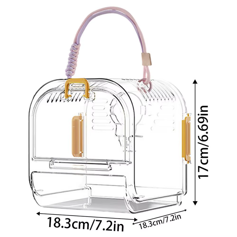 Cage for Birds Parakeet Nest with Easy-Clean Pull Out Tray Foldable Bird Supplie