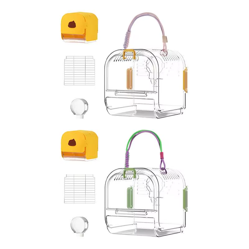 Cage for Birds Parakeet Nest with Easy-Clean Pull Out Tray Foldable Bird Supplie