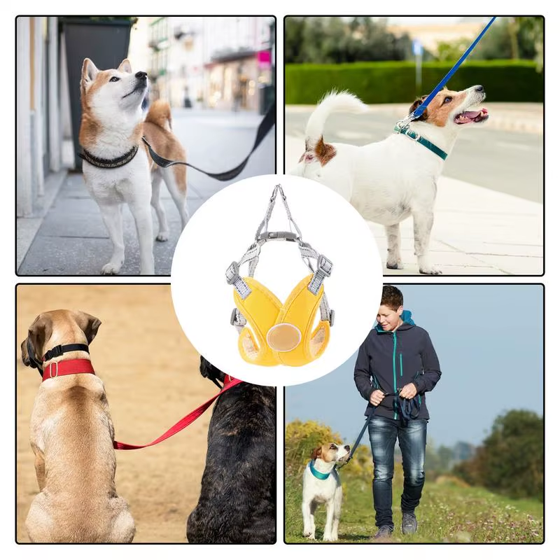 No Pull Dog Harness Nylon Dog Harnesses with Leashes Adjustable Pup Leading Rope