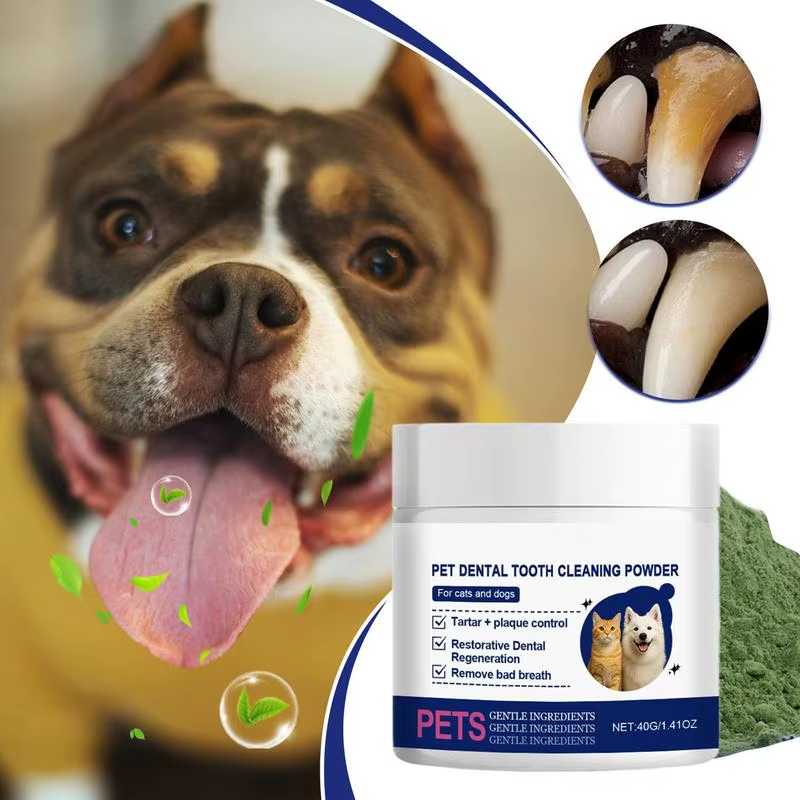 Powder for Dogs Teeth Cat Oral Cleaner Teeth Cleaning Made Easy Kitten Oral Care