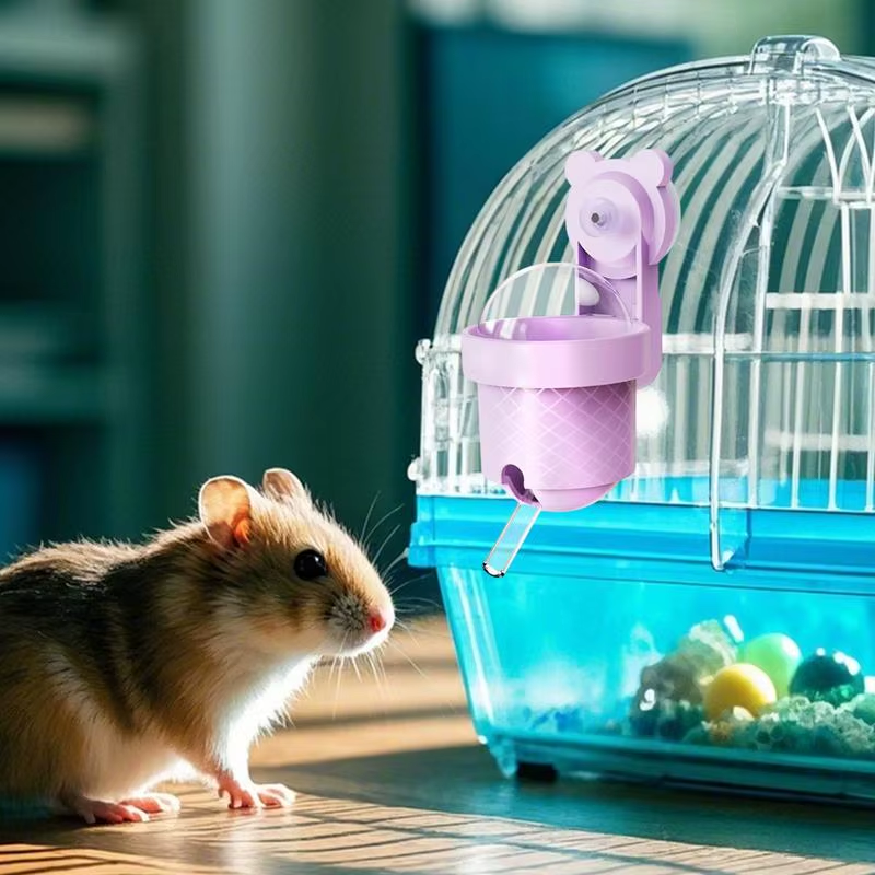 Hamster Water Feeder Leak-Proof Water Feeding Bottles for Cages Pet Supplies Cag