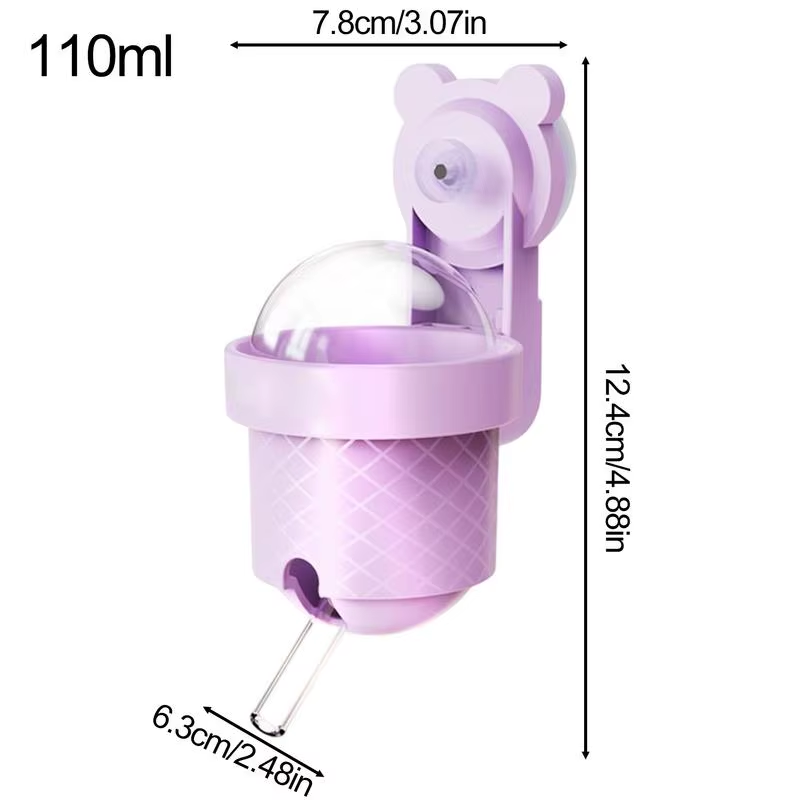 Hamster Water Feeder Leak-Proof Water Feeding Bottles for Cages Pet Supplies Cag