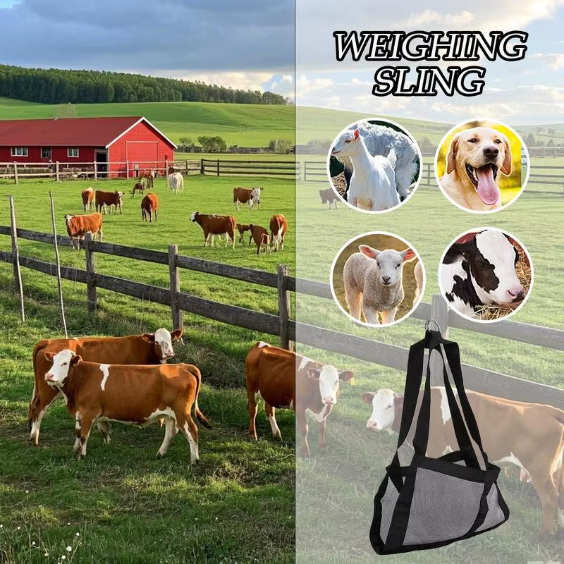 Calf Sling for Weighing Assist Weighing Slings for Small Animals Comfortable Liv