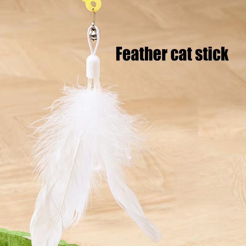 Cat Scratch Post Sisal Cat Scratching Post Kitten Interactive Toy Indoor Exercis