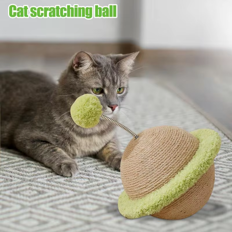Sisal Cat Scratching Ball Sisal Rope Cat Scratching Ball Self-Entertainment Pet