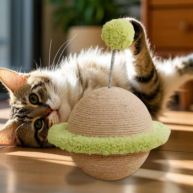Sisal Cat Scratching Ball Sisal Rope Cat Scratching Ball Self-Entertainment Pet